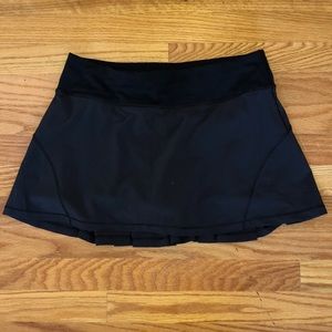 Lululemon Black Tennis Skort